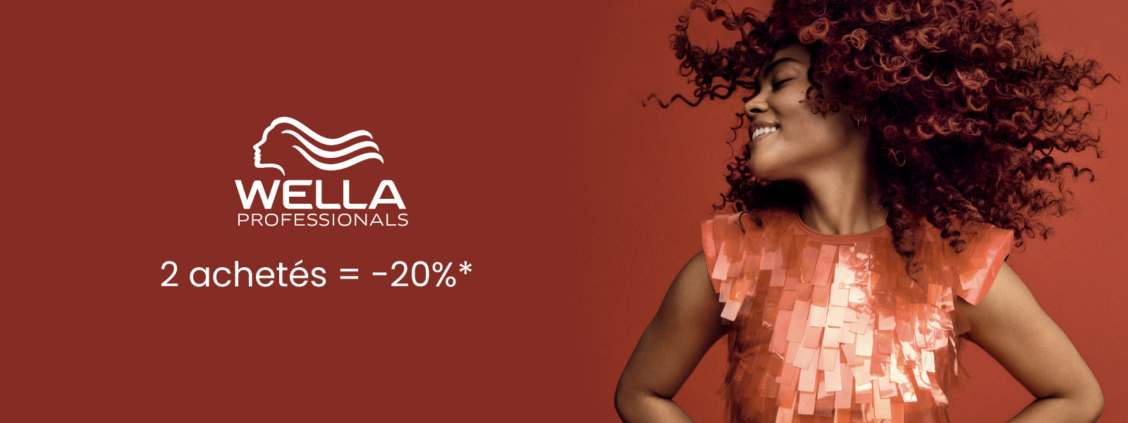 Profitez de 20% de remise pour l'achat de 2 produits Wella Professional.