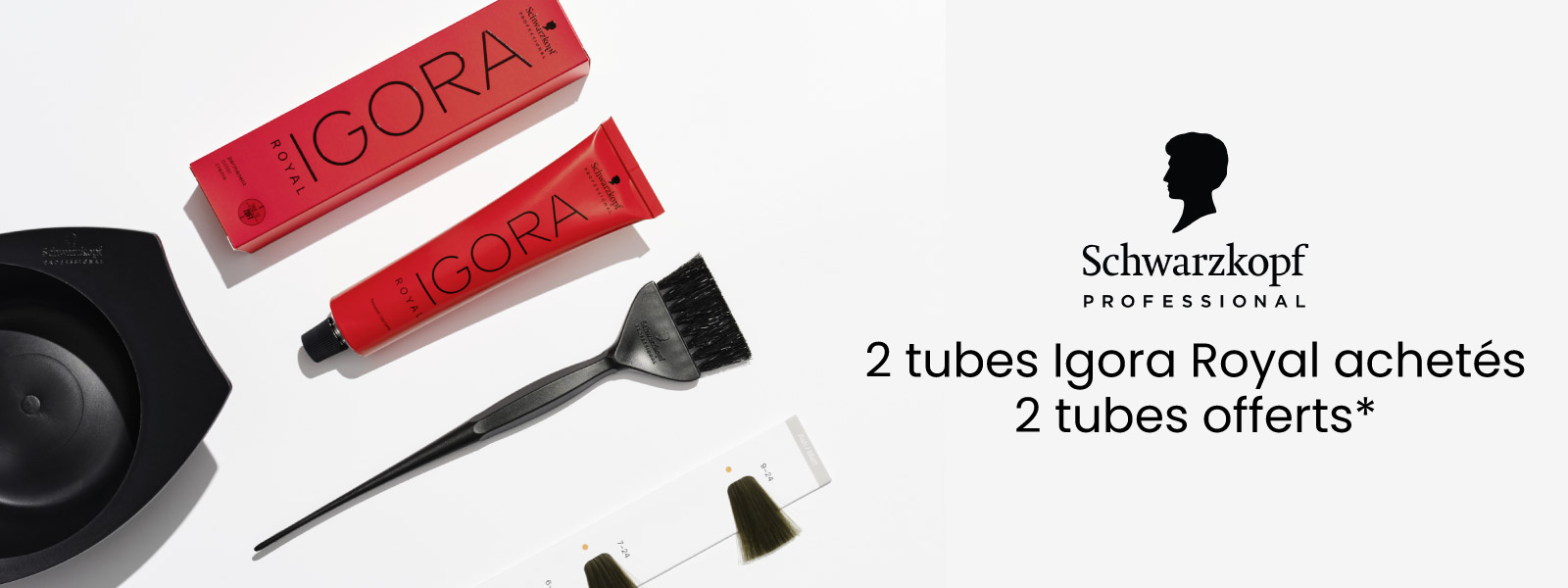 2 tubes Igora Royal achetés 2 révélateurs offerts*
