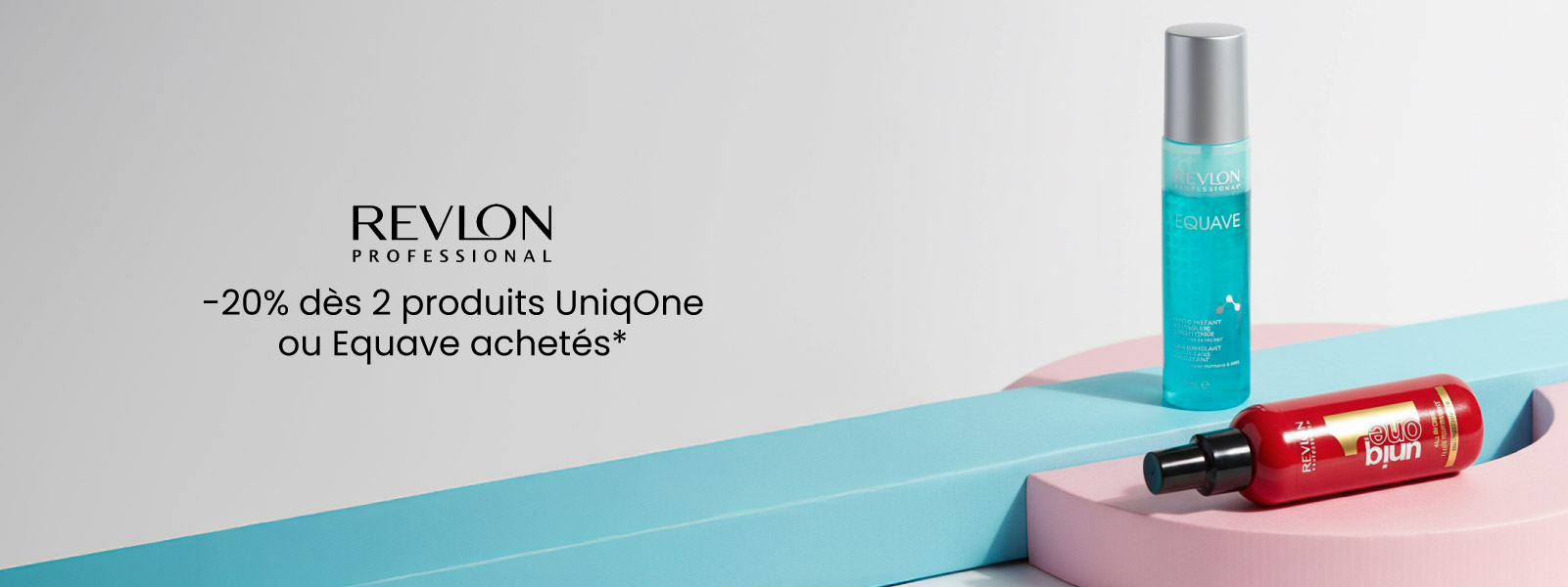 Revlon Professional : -20% dès 2 produits UniqOne ou Equave achetés*