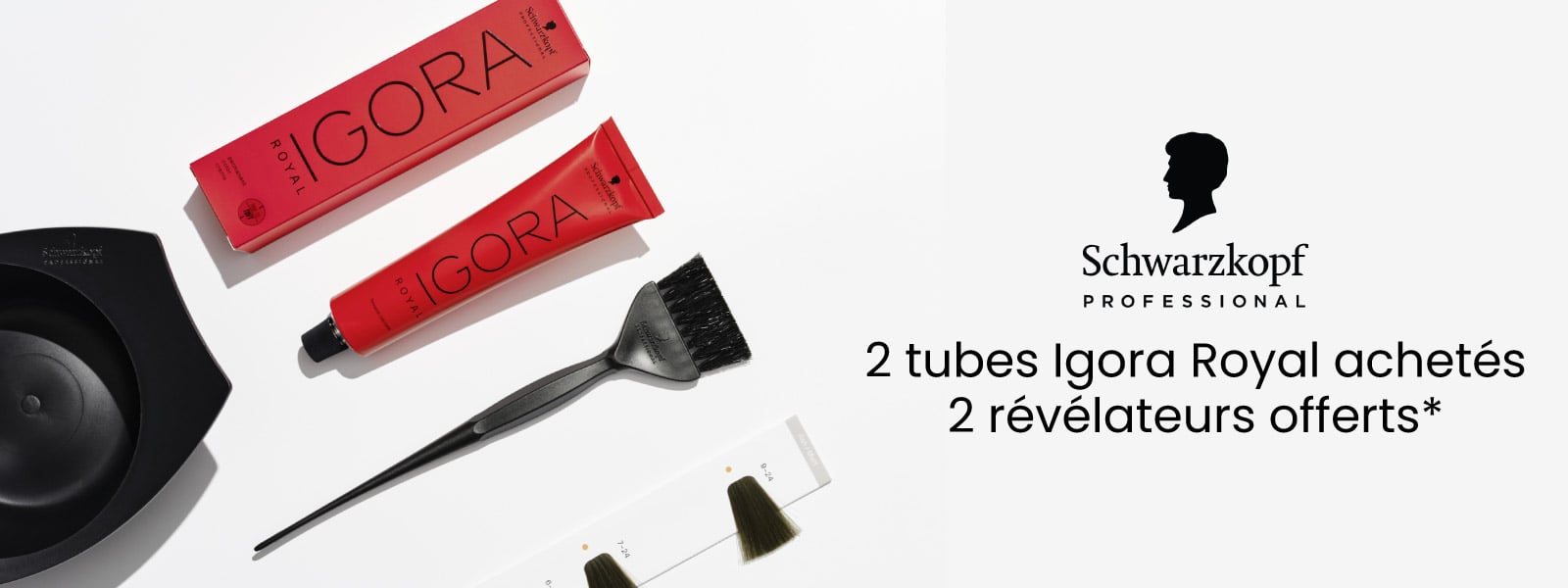 2 tubes Igora Royal achetés 2 révélateurs offerts* 2 tubes Igora Royal achetés 2 révélateurs offerts*