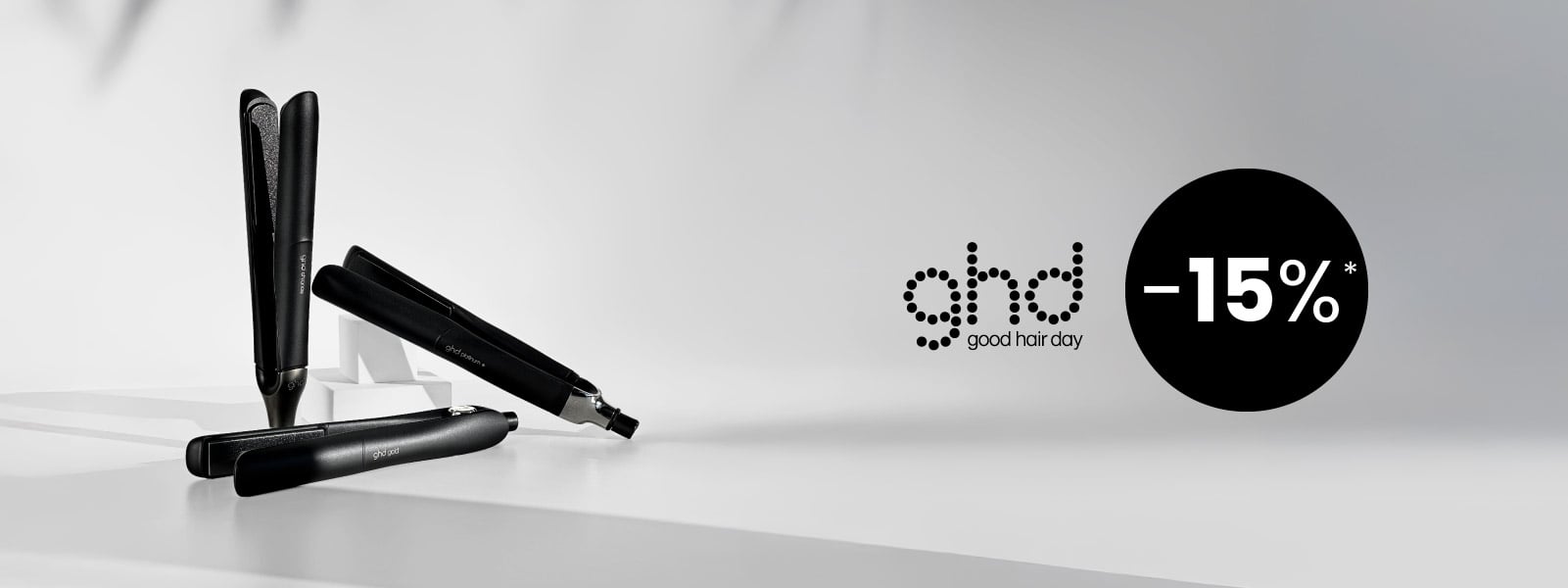 -15% sur une sélection d'appareils ghd ! *
