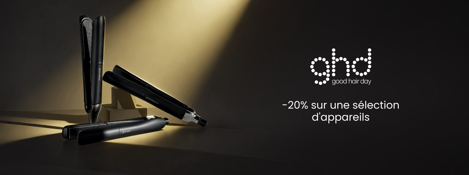 Profitez de 20% de réduction sur une sélection d'appareils ghd.