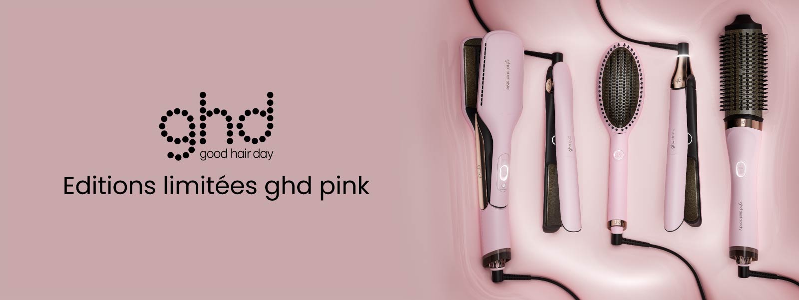 Découvrez les éditions limitées ghd pink.